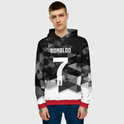 Мужская толстовка 3D Ronaldo juve sport - фото 2