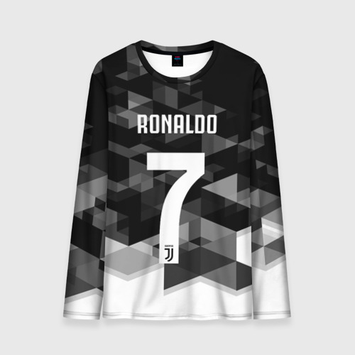 Мужской лонгслив 3D Ronaldo juve sport, цвет 3D печать