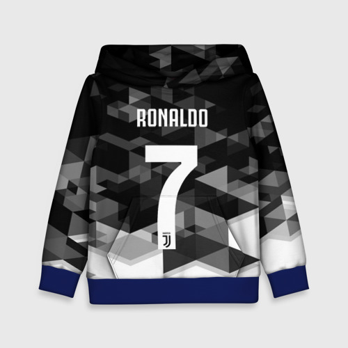 Детская толстовка 3D Ronaldo juve sport, цвет синий