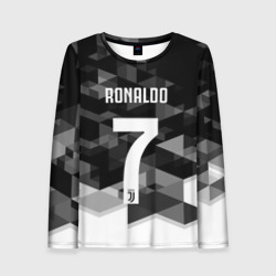 Женский лонгслив 3D Ronaldo juve sport