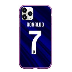 Чехол для iPhone 11 Pro Max матовый Ronaldo juve sport