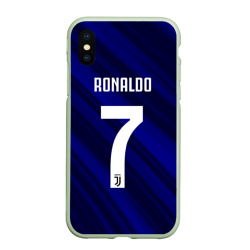 Чехол для iPhone XS Max матовый Ronaldo juve sport