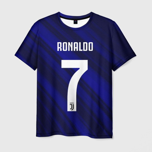 Мужская футболка 3D Ronaldo juve sport, цвет 3D печать