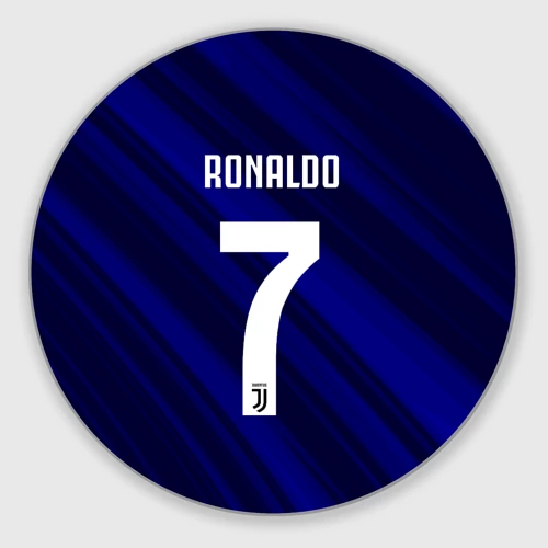 Круглый коврик для мышки Ronaldo juve sport