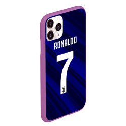 Чехол для iPhone 11 Pro Max матовый Ronaldo juve sport - фото 2