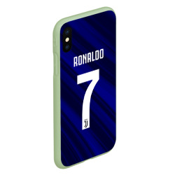 Чехол для iPhone XS Max матовый Ronaldo juve sport - фото 2