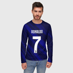 Мужской лонгслив 3D Ronaldo juve sport - фото 2