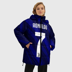 Женская зимняя куртка Oversize Ronaldo juve sport - фото 2