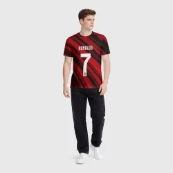 Мужская футболка 3D Ronaldo juve sport - фото 5