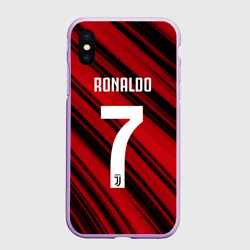 Чехол для iPhone XS Max матовый Ronaldo juve sport