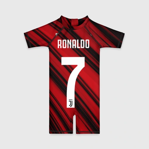Детский купальный костюм 3D Ronaldo juve sport