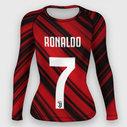 Женский рашгард 3D Ronaldo juve sport