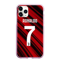 Чехол для iPhone 11 Pro Max матовый Ronaldo juve sport