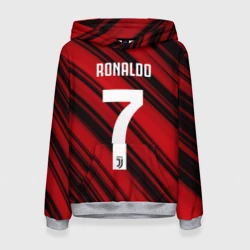 Женская толстовка 3D Ronaldo juve sport