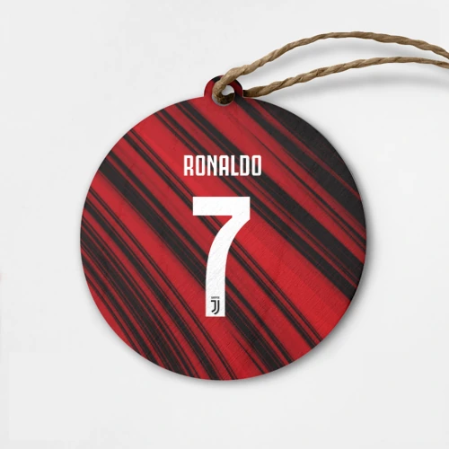 Деревянная игрушка круг Ronaldo juve sport