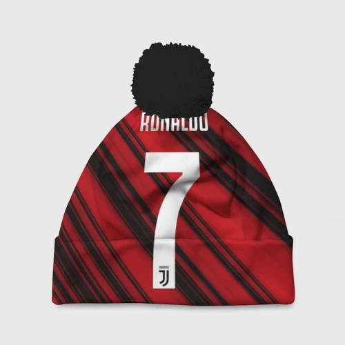 Шапка 3D c помпоном Ronaldo juve sport