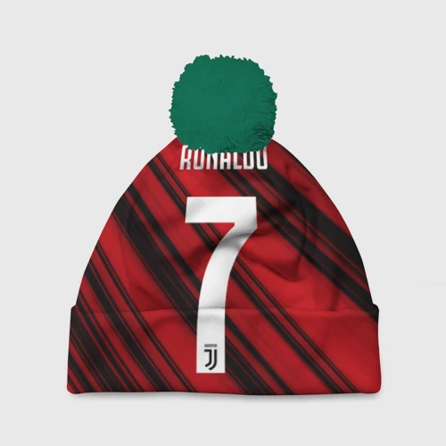 Шапка 3D c помпоном Ronaldo juve sport