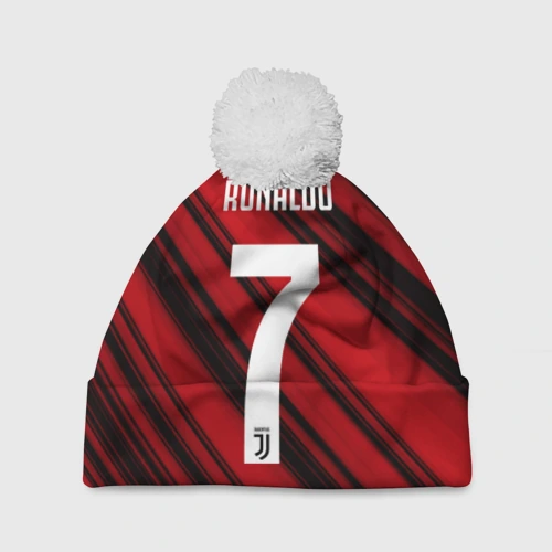 Шапка 3D c помпоном Ronaldo juve sport