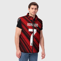 Мужской жилет утепленный 3D Ronaldo juve sport - фото 2