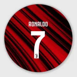 Круглый коврик для мышки Ronaldo juve sport