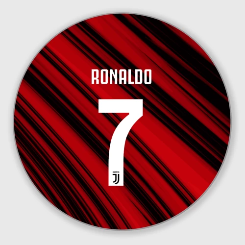 Круглый коврик для мышки Ronaldo juve sport