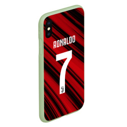 Чехол для iPhone XS Max матовый Ronaldo juve sport - фото 2