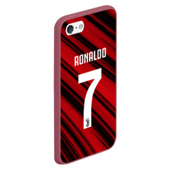 Чехол для iPhone 5/5S матовый Ronaldo juve sport - фото 2
