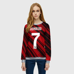 Женский свитшот 3D Ronaldo juve sport - фото 2