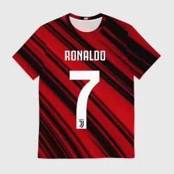 Мужская футболка 3D Ronaldo juve sport