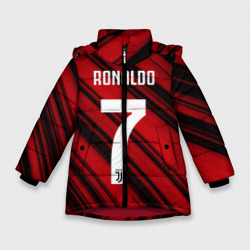 Зимняя куртка для девочек 3D Ronaldo juve sport