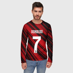 Мужской лонгслив 3D Ronaldo juve sport - фото 2