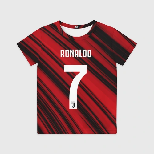 Детская футболка 3D Ronaldo juve sport