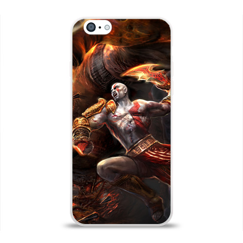 Чехол для Apple iPhone 6 силиконовый глянцевый God of War Фото 01 Чехол для Apple iPhone 6 силиконовый глянцевый God of War Фото 01