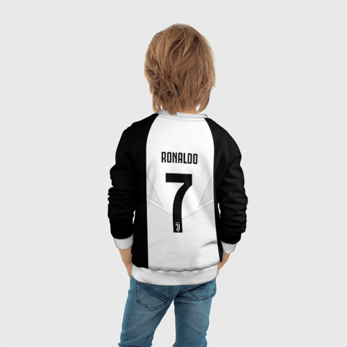 Детский свитшот 3D RONALDO JUVE SPORT, цвет 3D печать - фото 6