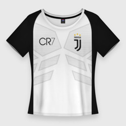 Женская футболка 3D Slim Ronaldo juve sport