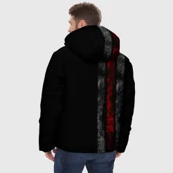 Мужская зимняя куртка 3D God of war Бог войны - фото 4