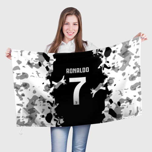 Флаг 3D Ronaldo juve sport