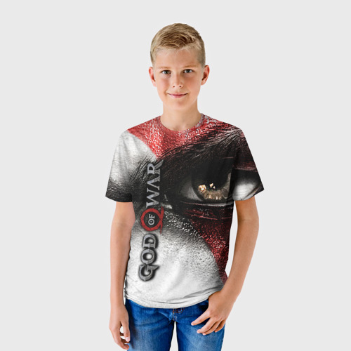Детская футболка 3D God of War, цвет 3D печать - фото 3