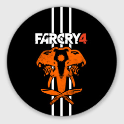 Круглый коврик для мышки Far Cry 4 - elephant symbol