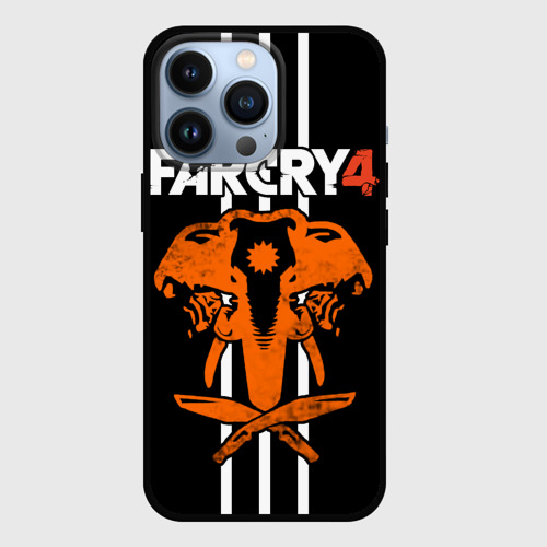 Чехол для iPhone 13 Pro Far Cry 4 - elephant symbol, цвет черный