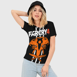 Женская футболка 3D Slim Far Cry 4 - elephant symbol - фото 2