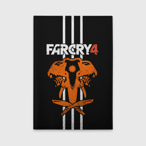Обложка для автодокументов Far Cry 4 - elephant symbol, цвет зеленый