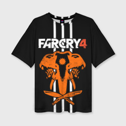 Женская футболка oversize 3D Far Cry 4 - elephant symbol