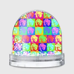 Игрушка Снежный шар Pop-art Marilyn Monroe