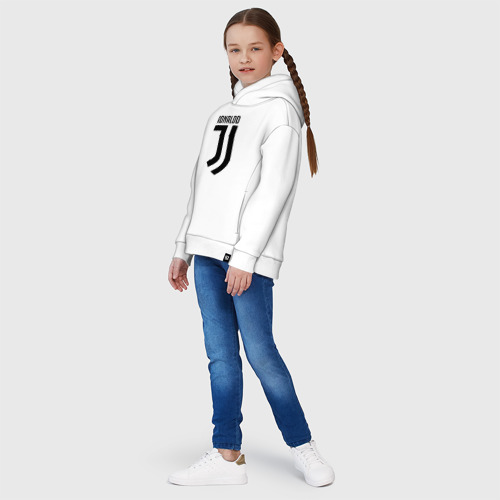 Детское худи Oversize хлопок RONALDO JUVE SPORT - фото 5