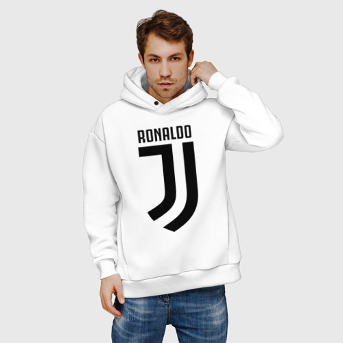 Мужское худи Oversize хлопок RONALDO JUVE SPORT - фото 3