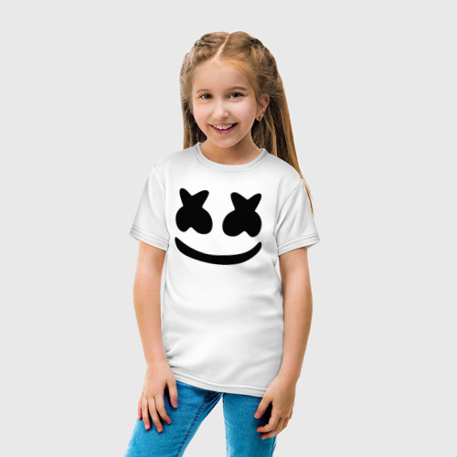 Детская футболка хлопок Маршмеллоу, цвет белый - фото 5