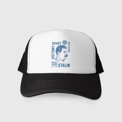 Кепка тракер с сеткой Сталин