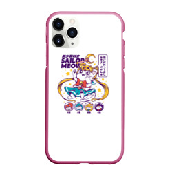 Чехол для iPhone 11 Pro Max матовый Sailor Meow