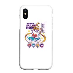 Чехол для iPhone XS Max матовый Sailor Meow